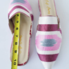 40 Euro size Handcrafted shoes for Women Ikat pure silk pointed mules - Image 2