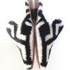 39 euro size Handcrafted Ikat Velvet Silk Shoes for Women Flat Mules - Image 4